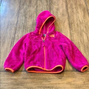 Hot Pink The North Face Fleece Jacket